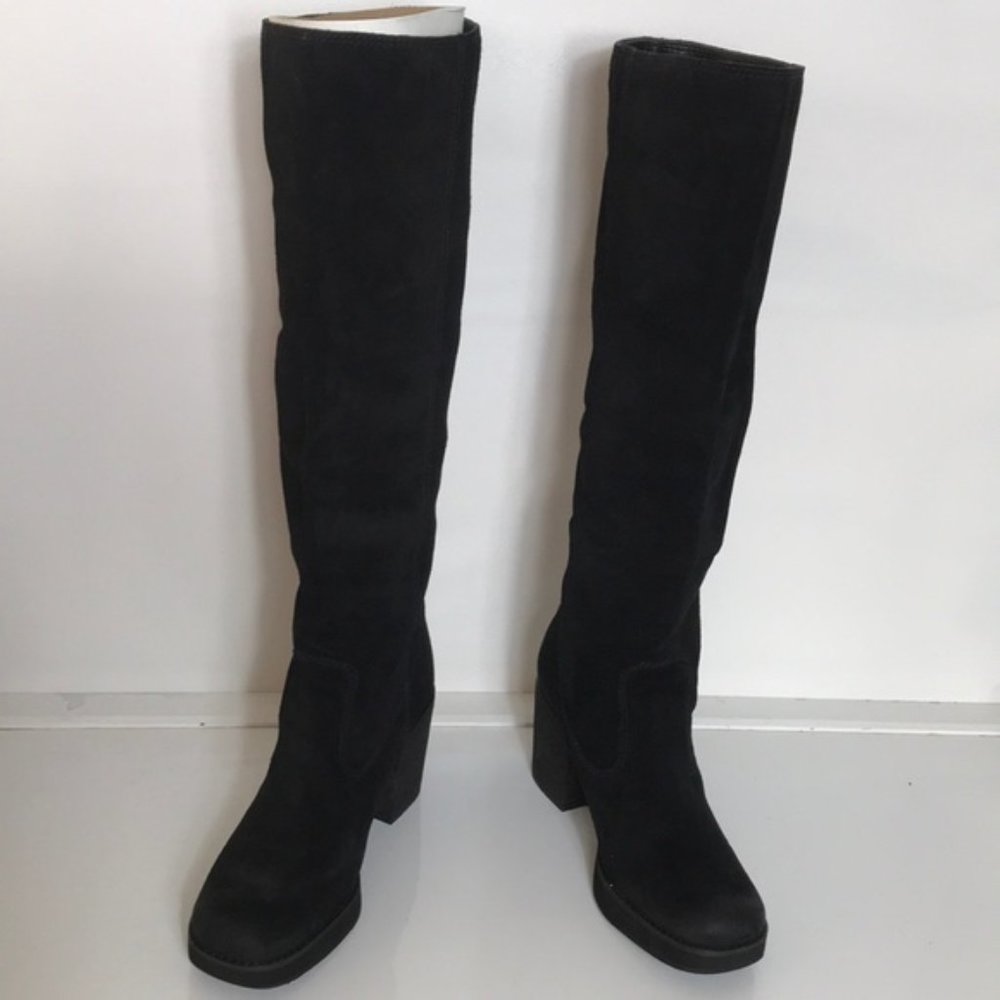 Zodiac Pauma Suede Tall Shaft Pull-On Boots - Picture 1 of 10